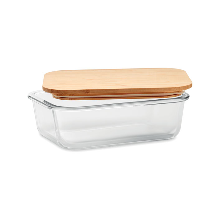 TUNDRA LUNCHBOX Fiambrera vidrio y tapa bambú - Hogar - Regalo Promocional Personalizado - vista alternativa