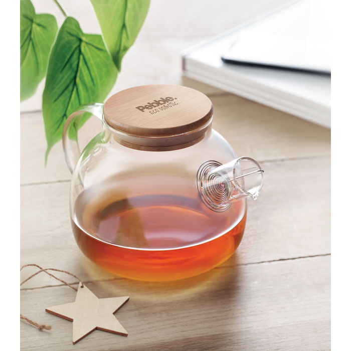 MUNNAR Tetera de vidrio 850ml - Tazas y vasos personalizados - Regalo Promocional Personalizado - imagen 4
