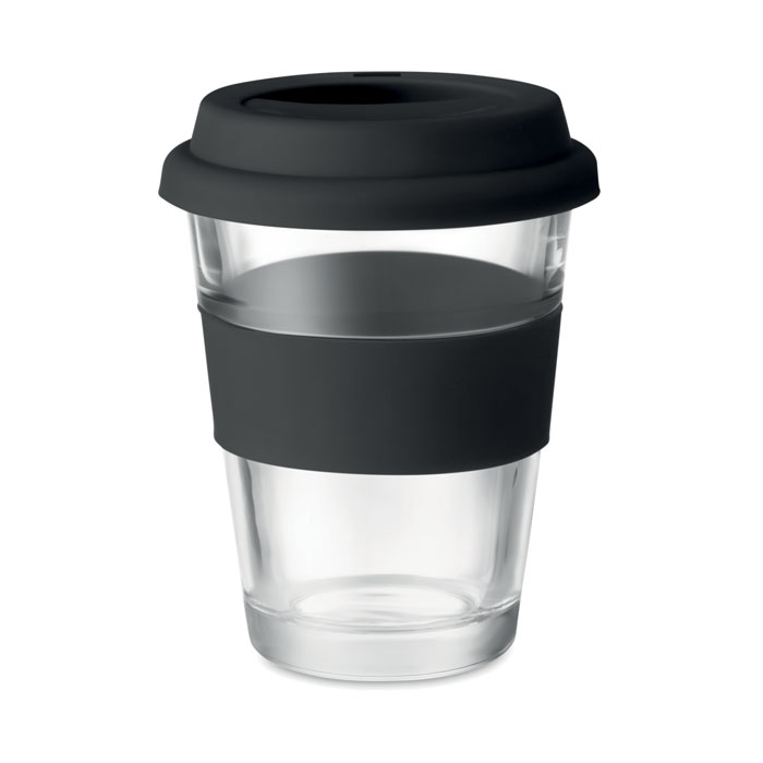 ASTOGLASS Vaso de cristal de 350 ml - Tazas y vasos personalizados - Regalo Promocional Personalizado - vista alternativa