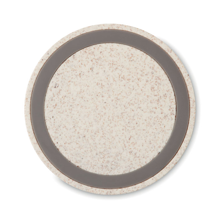 PLATO+ Cargador inalámbrico paja trigo - Tecnología - Regalo Promocional Personalizado - vista alternativa