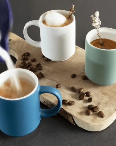 Taza de cerámica premium personalizada con logo
