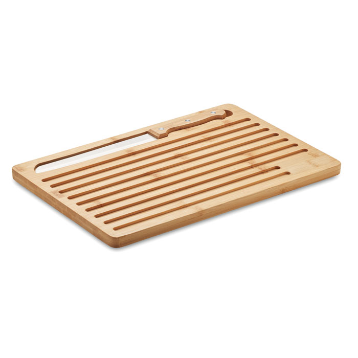 Tabla corte pan bambú 35 cm