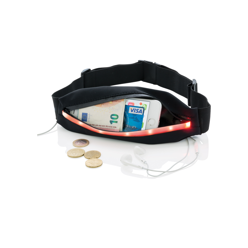 Cinturón running con LED, Regalos de empresa personalizados