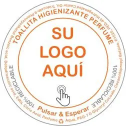 Toallitas compactas personalizadas para restaurantes y hoteles