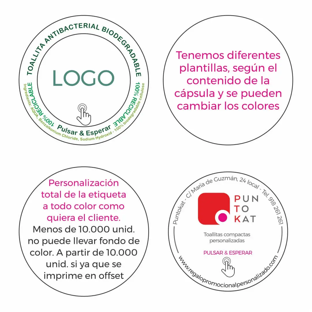 Toallitas para restaurantes y hoteles personalizadas con logo de empresa